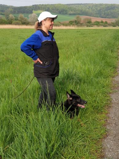 Kerstin Kerkamm mit Hailley von der Osterwiese, IFH1 mit 90 Pkt., sehr gut